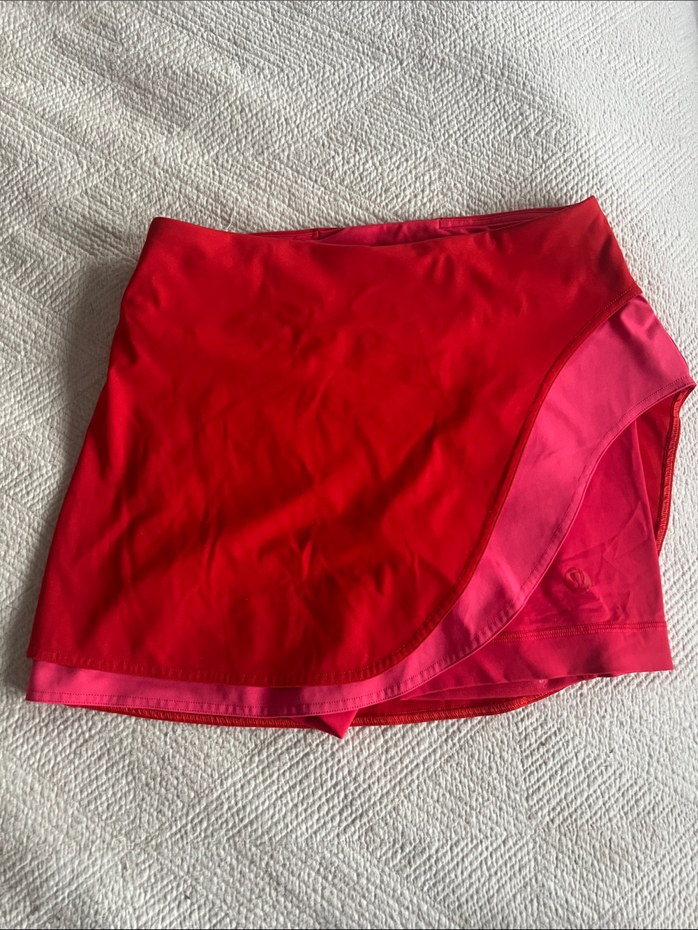 lululemon athletica Red and Pink Athletic Skort